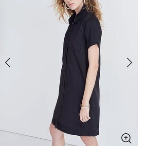 Madewell Large Denim Shirtdress Button Up A-line